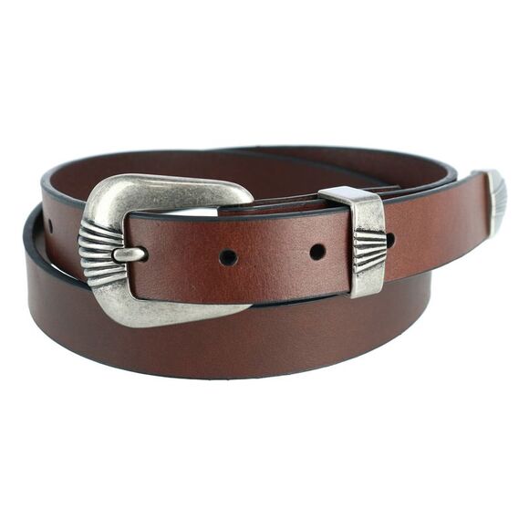 Wrangler Women's 3 Piece Belt with Veg Tanned Leather - Picture 1 of 5